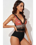 Mesh Plunge Neck One Piece Swimsuit - Beach Babes Beachwear - Fort Lauderdale4