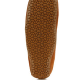 Sole view of Rag Company kipstar leather loafers showing durable textured rubber outsole
