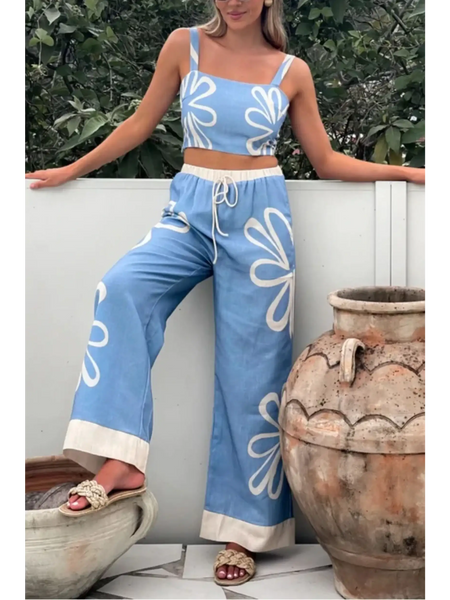 Natural Breeze Tank and Pants Resort Set - Beach Babes Beachwear - Fort Lauderdale