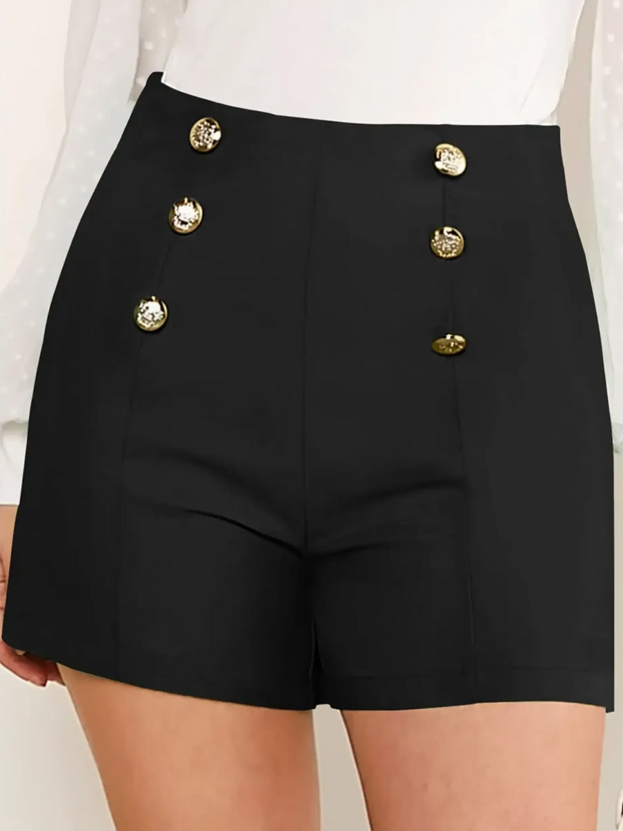 Chic High Waist Sailor Style Shorts - Beach Babes Beachwear - Fort Lauderdale