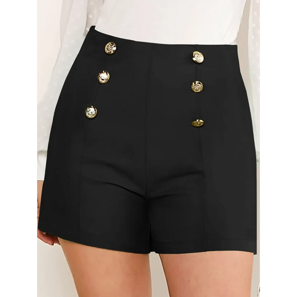 Chic High Waist Sailor Style Shorts - Beach Babes Beachwear - Fort Lauderdale