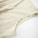 Beige button-up shirt from Khaki Lightweight Shorts Set for effortless style