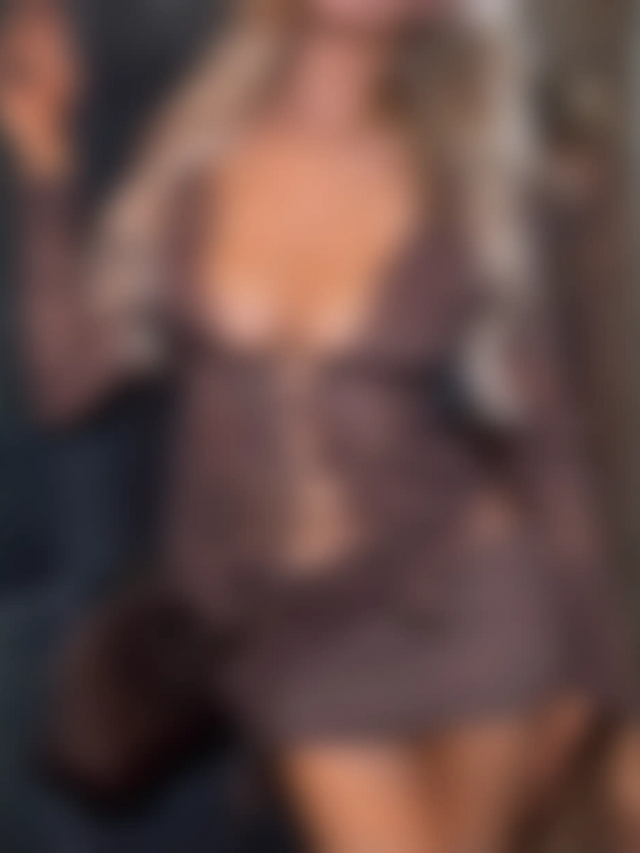Lace-trimmed brown lingerie set perfect for a stunning lace look