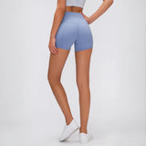 Blue stitch active shorts perfect for crushing your workout in style
