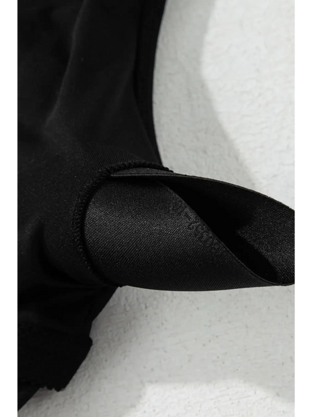 Black padded swimwear detail from Beach Babes Great Swim Dress For Ladies over 40