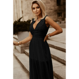 Sashay in Style: White Lace Maxi Dress with Slit for Resort Wear - Beach Babes Beachwear - Fort Lauderdale1