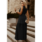 Sashay in Style: White Lace Maxi Dress with Slit for Resort Wear - Beach Babes Beachwear - Fort Lauderdale2