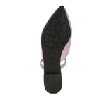Bottom view of Babe Beachwear sparkling glitter mules for women with textured sole and size 37