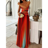 Ombre Strapless Maxi with a Sizzling Twist! - Beach Babes Beachwear - Fort Lauderdale