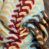 Close-up of textured fabric with colorful stripes for Babe Beachwear striped midi beach dress