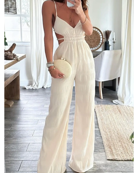 Sexy Cutout Style Lightweight- Resort Jumpsuit - Beach Babes Beachwear - Fort Lauderdale