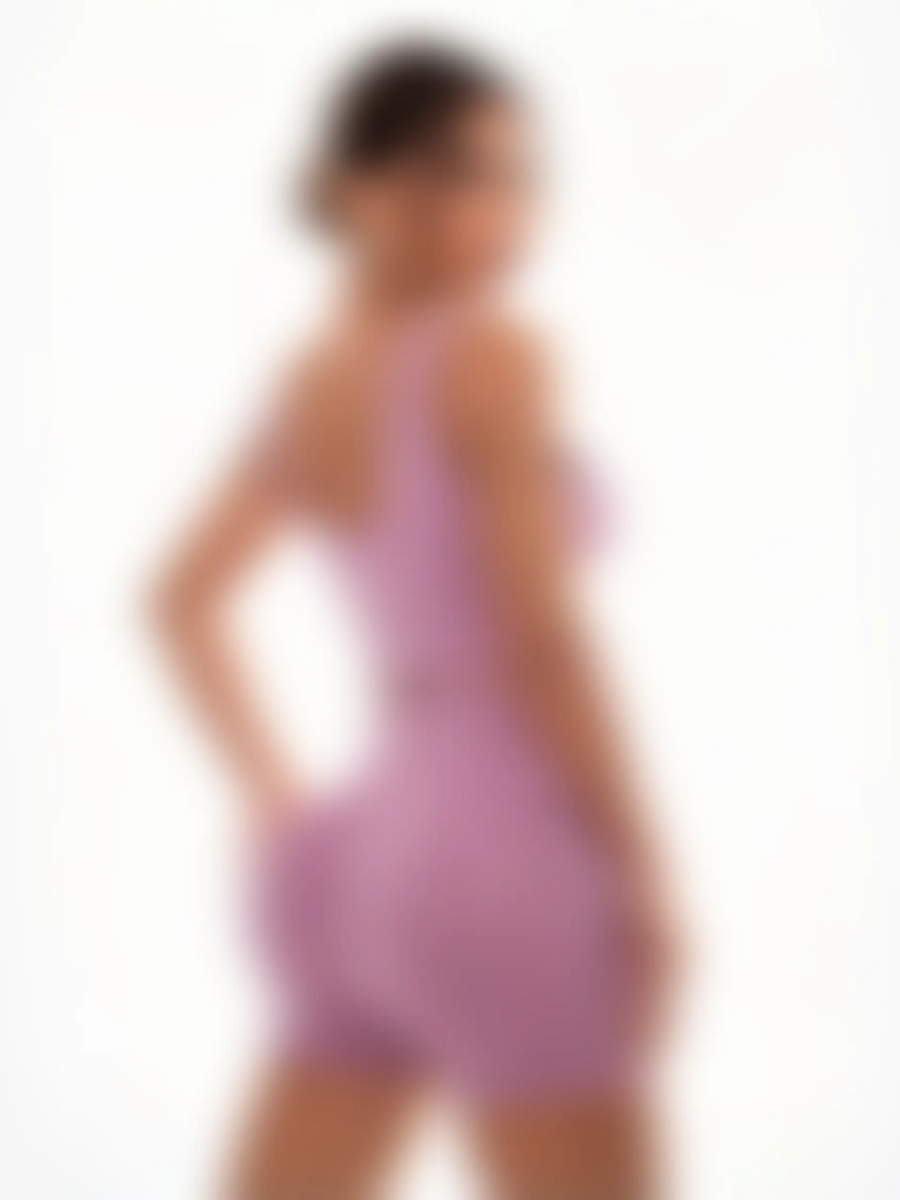 Trendsi pink active set featuring a sleeveless top and shorts perfect for a summer workout clothes set
