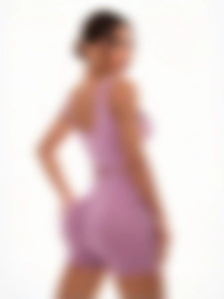 Trendsi pink active set featuring a sleeveless top and shorts perfect for a summer workout clothes set