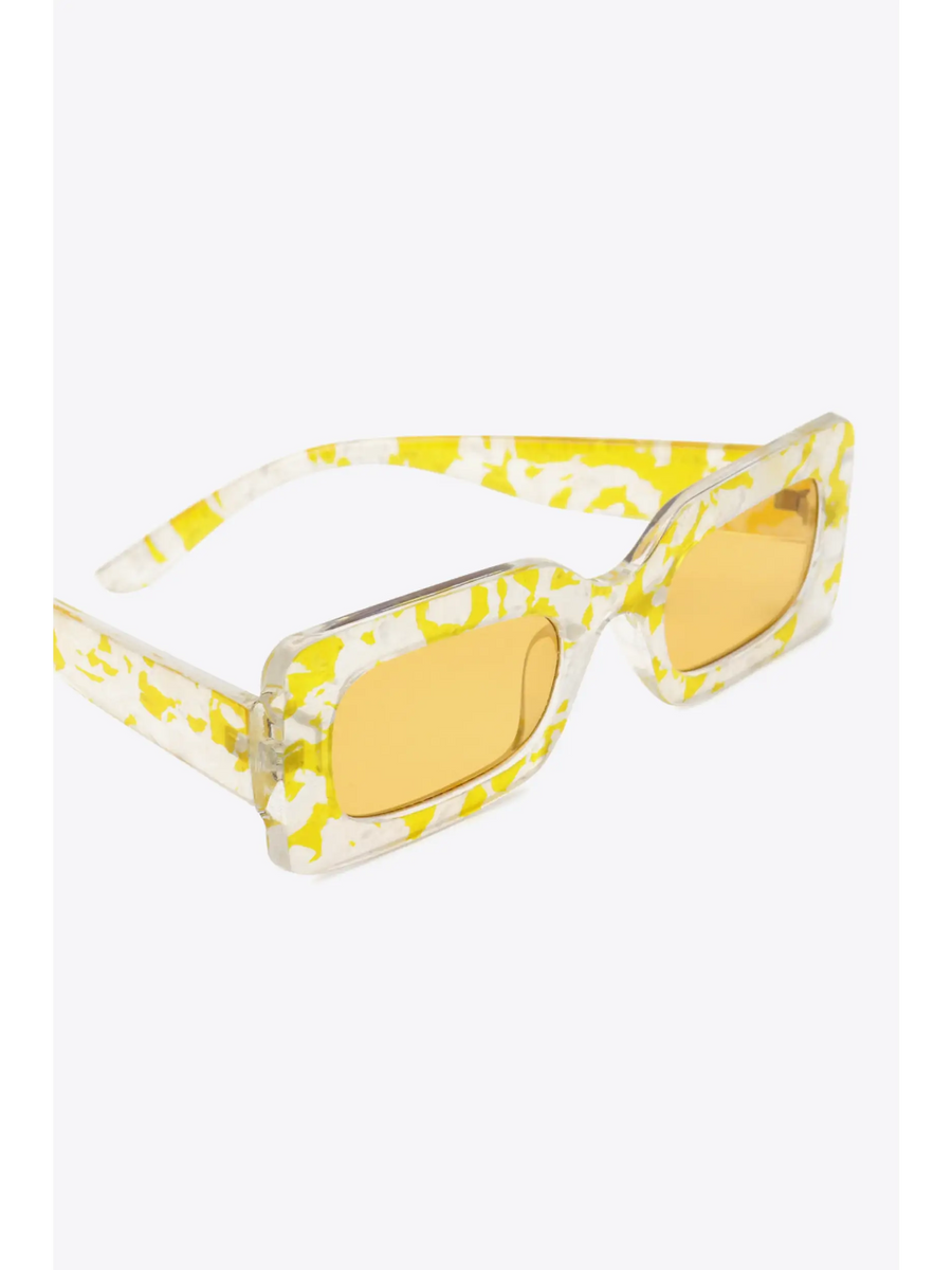 Tortoiseshell Rectangle Sunglasses - Beach Babes Beachwear - Fort Lauderdale