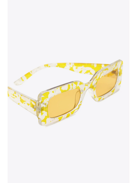 Tortoiseshell Rectangle Sunglasses - Beach Babes Beachwear - Fort Lauderdale