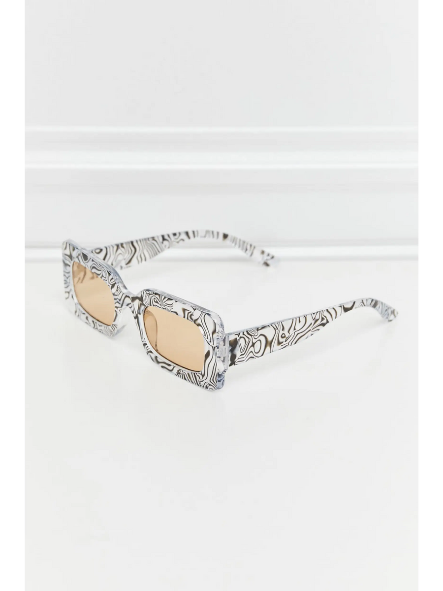 Tortoiseshell Rectangle Sunglasses - Beach Babes Beachwear - Fort Lauderdale