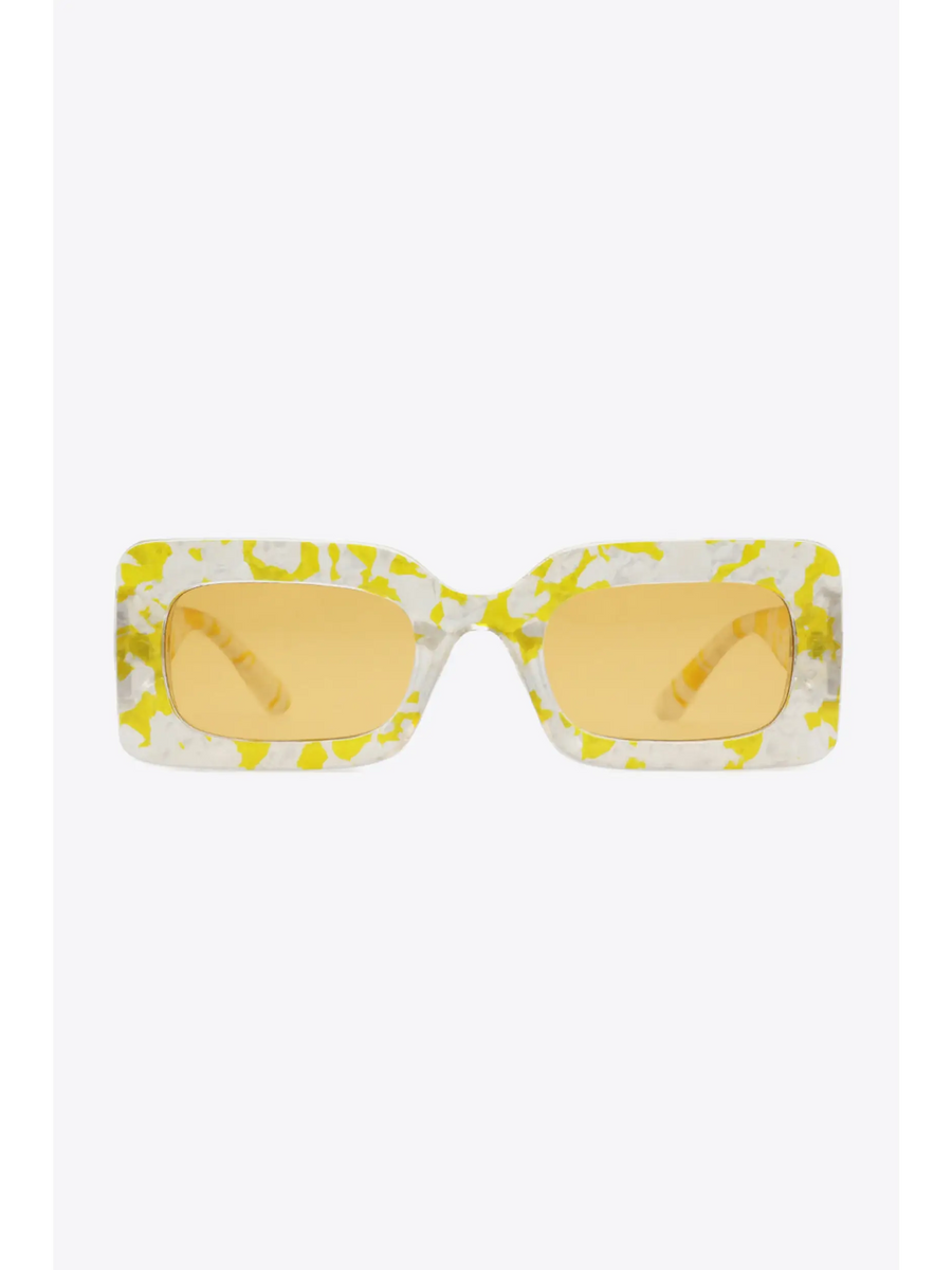 Tortoiseshell Rectangle Sunglasses - Beach Babes Beachwear - Fort Lauderdale