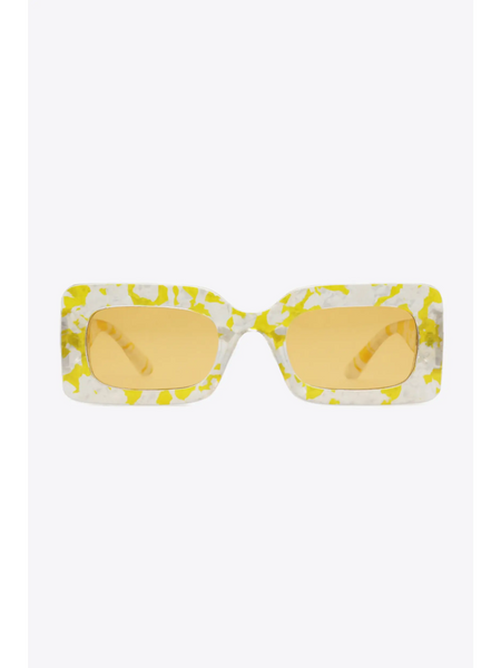 Tortoiseshell Rectangle Sunglasses - Beach Babes Beachwear - Fort Lauderdale