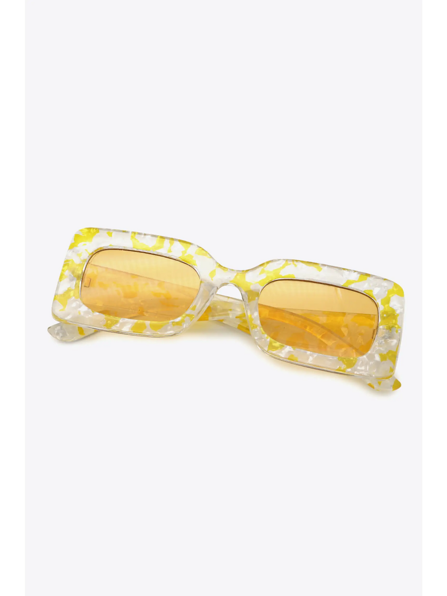 Tortoiseshell Rectangle Sunglasses - Beach Babes Beachwear - Fort Lauderdale