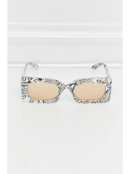 Tortoiseshell Rectangle Sunglasses - Beach Babes Beachwear - Fort Lauderdale