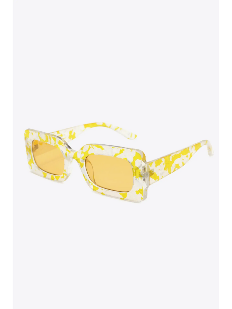 Tortoiseshell Rectangle Sunglasses - Beach Babes Beachwear - Fort Lauderdale