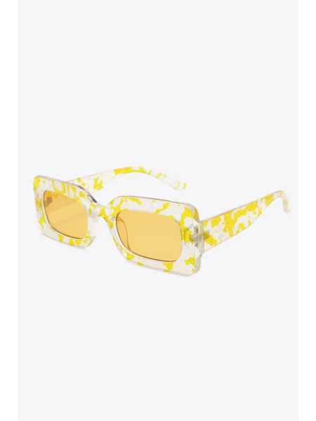 Tortoiseshell Rectangle Sunglasses - Beach Babes Beachwear - Fort Lauderdale