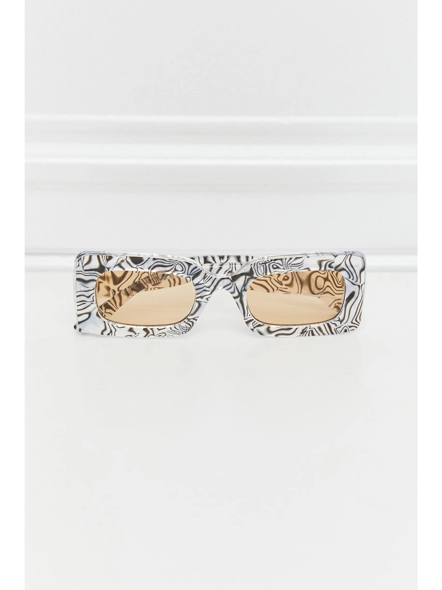 Tortoiseshell Rectangle Sunglasses - Beach Babes Beachwear - Fort Lauderdale