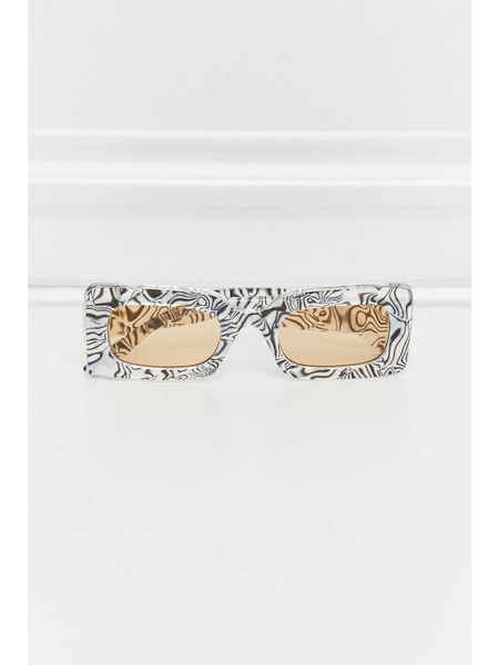 Tortoiseshell Rectangle Sunglasses - Beach Babes Beachwear - Fort Lauderdale