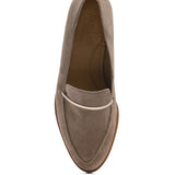 Rag Company black genuine leather loafers in classic slip-on design with smooth finish
