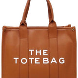 Fashion World large beach tote bag for women in brown with double handles and textured finish