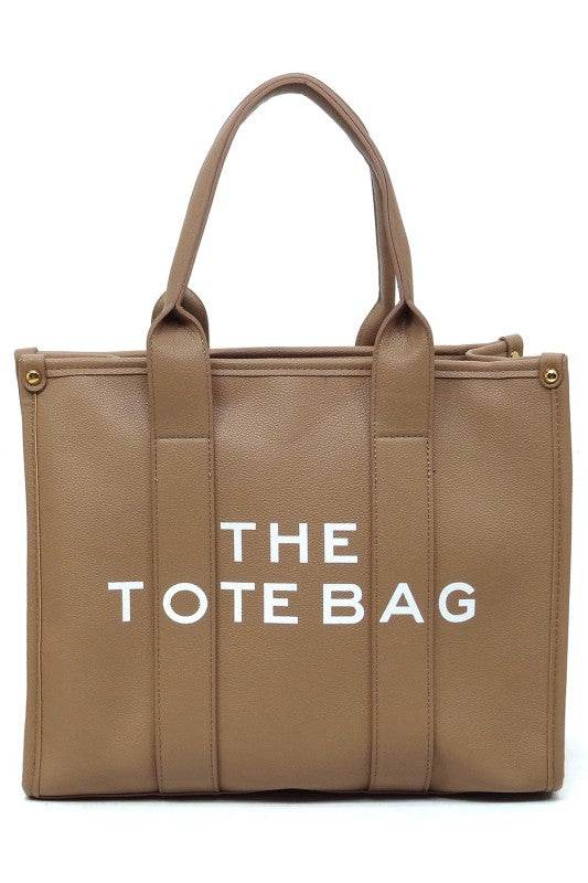 Brown Fashion World large beach tote bag for women in brown with sturdy handles and spacious design