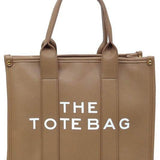 Brown Fashion World large beach tote bag for women in brown with sturdy handles and spacious design