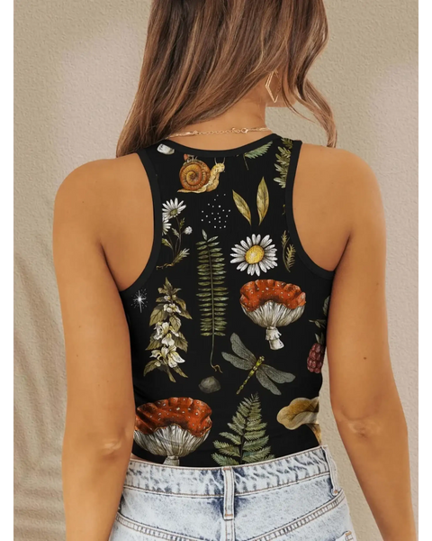 Black Sleeveless Ladies Top with Embelishments - Beach Babes Beachwear - Fort Lauderdale