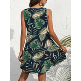 Tropical Print Summer Romper - Beach Babes Beachwear - Fort Lauderdale