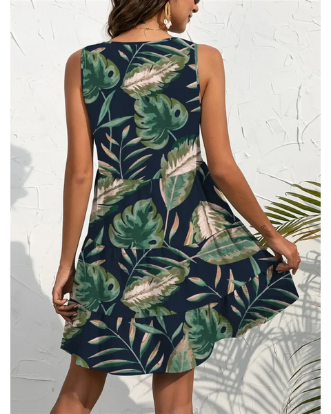 Tropical Print Summer Romper - Beach Babes Beachwear - Fort Lauderdale