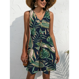 Tropical Print Summer Romper - Beach Babes Beachwear - Fort Lauderdale