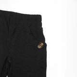 Babe Beachwear black maxi skirt with elastic waistband and button detail casual chic vacation skirt
