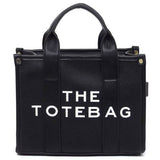 Fashion World black Compact Tote Bag Satchel with sturdy handles and structured design