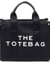 Fashion World black Compact Tote Bag Satchel with sturdy handles and structured design