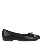 Rag Company black ballet flats featuring dressy flats with bow for summer and textured toe cap