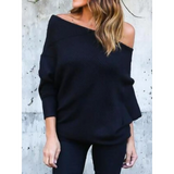 Babe Beachwear black one shoulder ribbed top for curvy women with long sleeves and relaxed fit