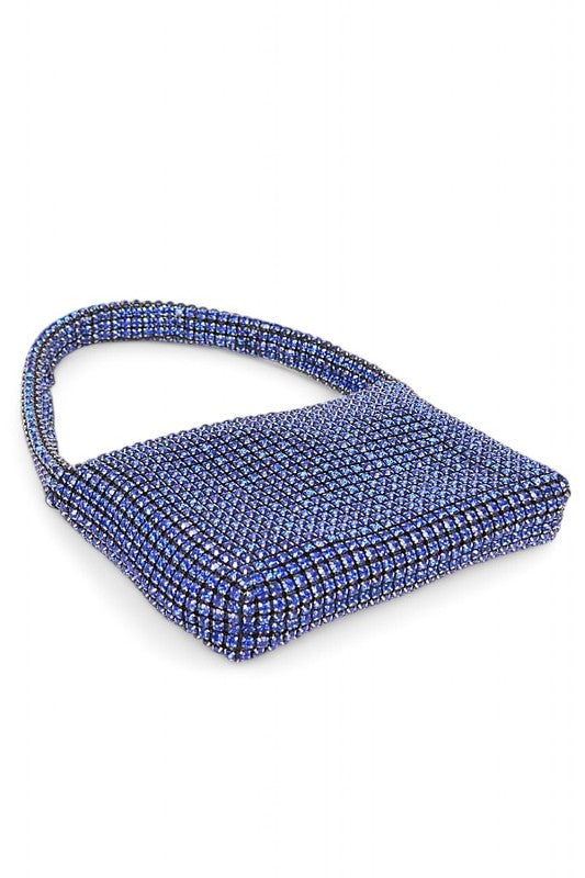 Sparkle Soft Shoulder bag small in blue with glittering details by Babe Beachwaer