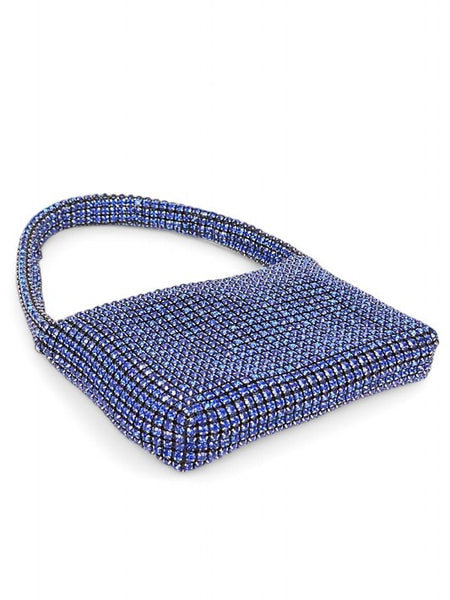Sparkle Soft Shoulder bag small in blue with glittering details by Babe Beachwaer