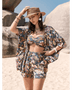 Trendsi short set with floral print featuring crop top and matching shorts for trendy vacation outfit women