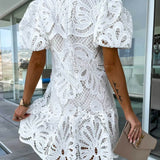Adorable Midi Dress Flutter Shoulder - Beach Babes Beachwear - Fort Lauderdale