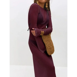 Trendsi maxi dress styled as a white swimsuit cover up long sleeve alternative with a woven bag
