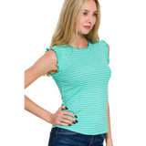 Stylish side  Slimming Tank Top | Affordable Beach Fashion 2025 - Beach Babes Beachwear - Fort Lauderdale